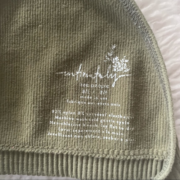 Free People | Matcha Green Strappy Bralette Size Small - Picture 2 of 5